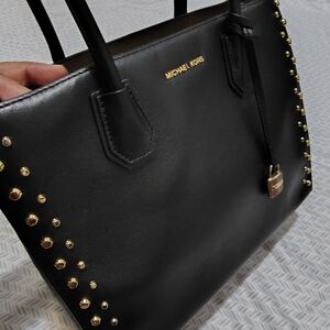 Michael Kors Black Studded Women's Bag
